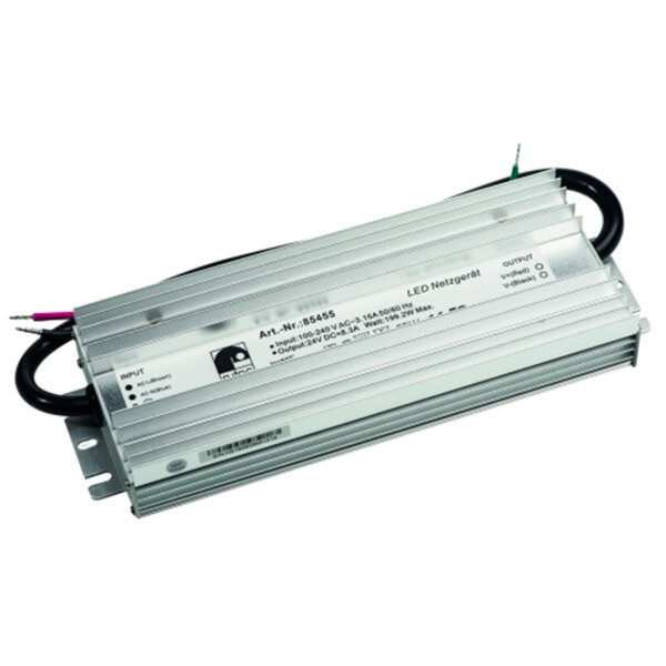 RUTEC LED-Netzteile 24V, 100 - 240 VAC 200-600W, IP67, aktiv PFC
